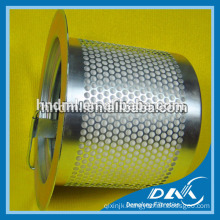 Air compressor filter 39863857 air filter, stainless steel filter cartridge